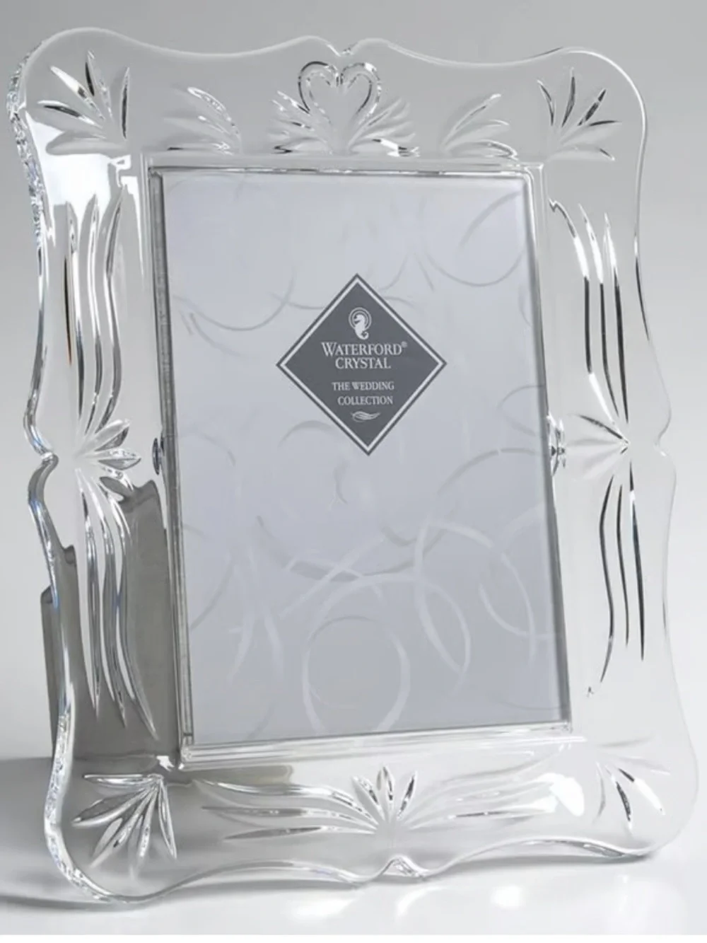 NIB Waterford Portraits The Wedding Collection Crystal Frame 5x7